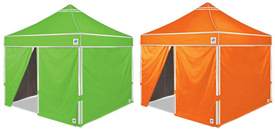 E-Z UP HI-VIZ 10'x10' Canopy Shelter with Sidewalls 