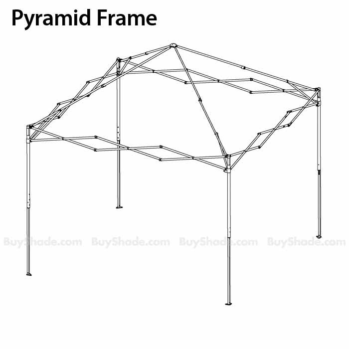 Pyramid III 10x10 Replacement Frame